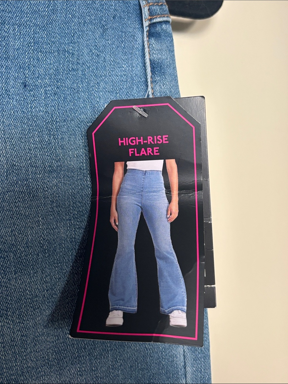 No Boundaries Light Blue Flare Jeans - Picture 2 of 4